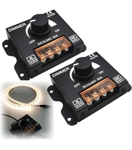 Amazon.co.jp: ModuleX 専用調光器 PWM制御方式 100V用 出力負荷：15A